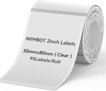 Niimbot  Niimbot Labels - Labels for B1/B21/B3S - 50x80 mm - 150 sheets - White