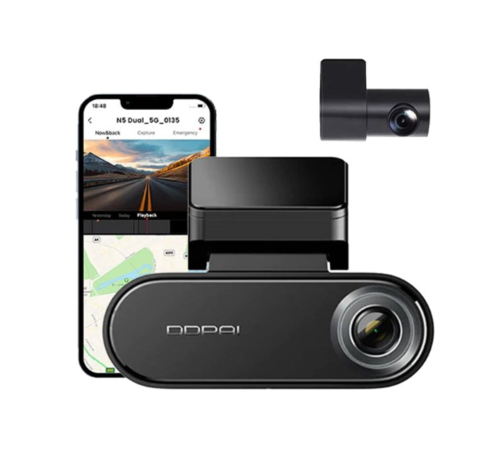 DDPAI DDPAI N5 Dual Dashcam for Car - Ultra 4K Resolution - Wifi and GPS - 32GB internal Memory - Parking Mode