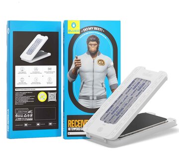 Blueo BLUEO Gorilla Glasfolie - Screenprotector Geschikt voor iPhone 16 Pro met Applicator - Copy