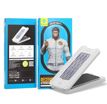 Blueo BLUEO Gorilla Glasfolie - Screenprotector Geschikt voor iPhone 16 Pro met Applicator  - Copy