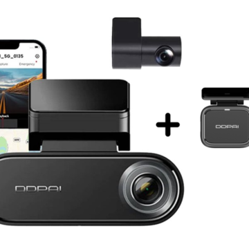 DDPAI DDpai N5 Dual dashcam voor auto inclusief Radar - Ultra 4K resolutie - Wifi en GPS - 32GB Intern Geheugen - Parkeerstand