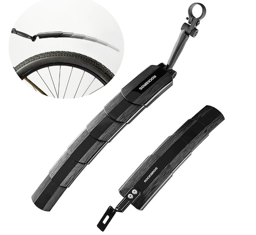 Rockbros Rockbros Mudguard Mountain Bike - Racing Bike Mudguard - 29 inch - Adjustable - Front and Rear - Black