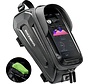 Rockbros Frame Bag Bike - Phone Holder Bike - Waterproof - Rain Cover - Smartphones up to 6.8 inches - Black