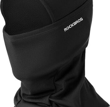 Rockbros Bivakmuts Balaclava - Herfst Winter Bivakmuts voor Buitensporten Fietsen, Snowboarden, Skiën, Motorrijden - Gezichtsmasker - Nekwarmer - Ski Masker - Unisex - Zwart