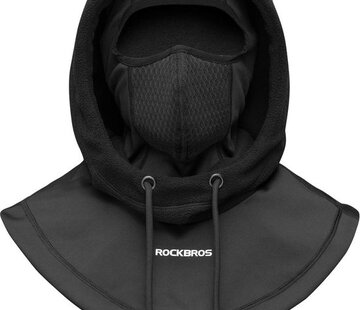 Rockbros Balaclava Cycling - Hood Full Face Sports Hat - Winter Warm Windproof Neck Warmer - Unisex - Cycling Cap for Cycling Skiing
