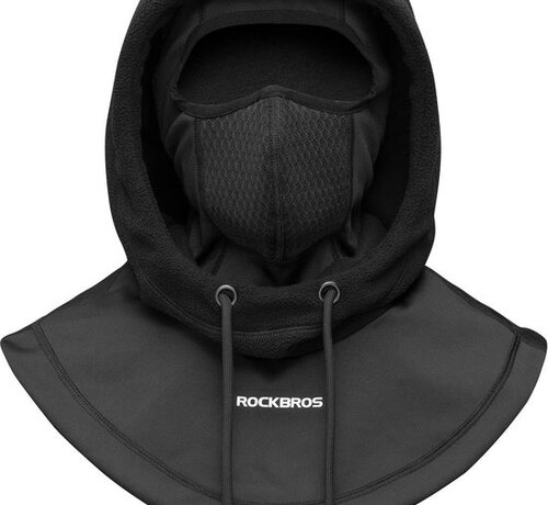 Rockbros Balaclava Cycling - Hood Full Face Sports Hat - Winter Warm Windproof Neck Warmer - Unisex - Cycling Cap for Cycling Skiing