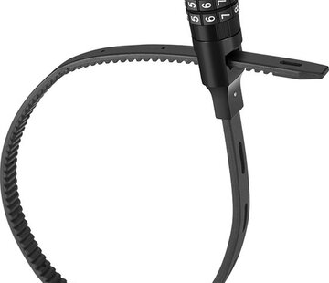 Rockbros Rockbros Fietsslot Cijferslot - 54 cm - Roestvrij staal - Veelzijdig - Zwart Merk