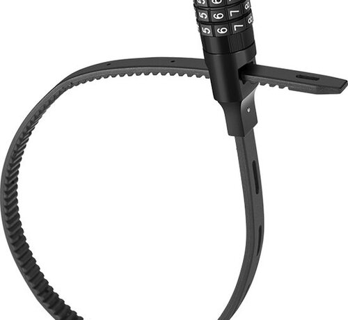 Rockbros Rockbros Bicycle Lock Combination Lock - 54 cm - Stainless Steel - Versatile - Black Brand