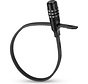 Rockbros Bicycle Lock Combination Lock - 54 cm - Stainless Steel - Versatile - Black Brand