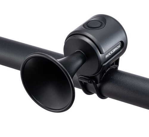Rockbros RockBros Electric Bicycle Horn - Bicycle Bell - 120dB - Adjustable - Black