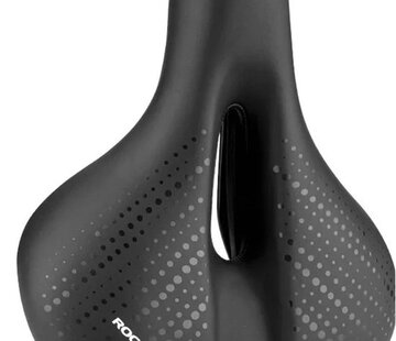 Rockbros ROCKBROS Bicycle Saddle - Men's and Women's Ergonomic Saddle - MTB Racing Bike Electric - Breathable - Waterproof - Black