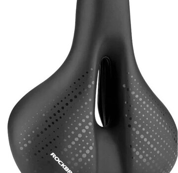 Rockbros ROCKBROS Fietszadel - Dames en Heren Ergonomisch Zadel - MTB Racefiets Elektrisch - Ademend - Waterdicht - Zwart
