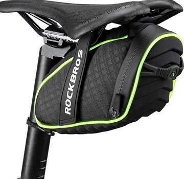 Rockbros ROCKBROS Fietszadeltassen Gereedschapstas - Universele Fietstas- Waterafstotend met groene LED Contourlicht