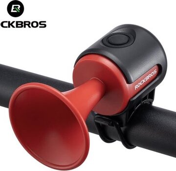 Rockbros Rockbros Elektrische Fietshoorn - Fietsbellen - Fietstoeter - Rood - Waterbestendig