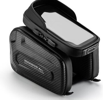 Rockbros Rockbros Fietstas - Frametas - Telefoonhouder Fiets - Waterdicht - universeel - Zwart