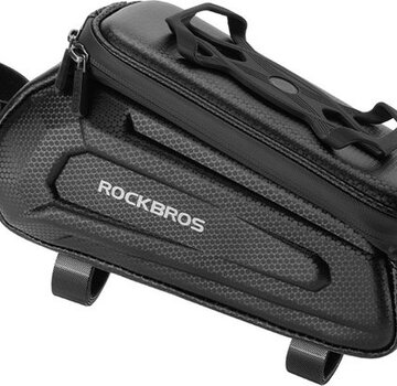 Rockbros Rockbros - Frame Bag for Bicycle - Waterproof - Bike Bag - Bicycle Phone Holder - Black