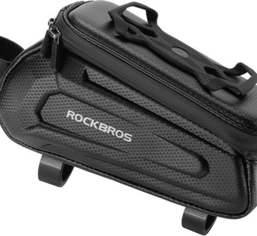 Rockbros Rockbros - Frame Bag for Bicycle - Waterproof - Bike Bag - Bicycle Phone Holder - Black