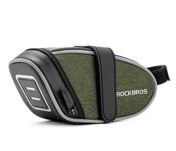 Rockbros Rockbros - Saddle Bag - Saddle Pouch - Water-Resistant - Velcro - Green