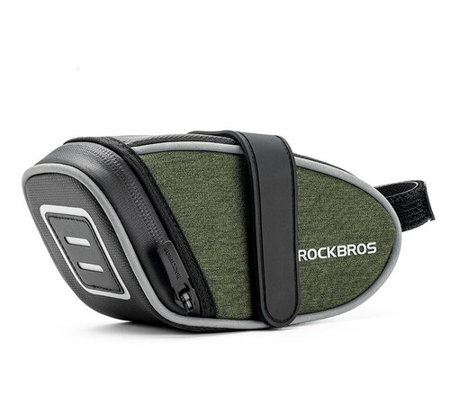 Rockbros Rockbros - Saddle Bag - Saddle Pouch - Water-Resistant - Velcro - Green