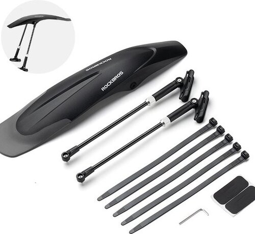 Rockbros Rockbros - Mudguard Mountainbike - Mudguard Road Bike - Rear Mudguard - 26 - 29 inch - Black