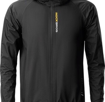 Rockbros Rockbros - Regenjas Heren - Maat S - Lichtgewicht - Reflecterend - Zwart
