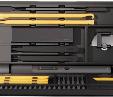 HOTO HOTO Pro - Precision Electric Screwdriver Set - Magnetic - Bit Set - Rechargeable - Dark Gray