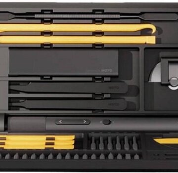 HOTO HOTO Pro - Precisie Elektrische Schroevendraaierset - Magnetisch - Bitset - Oplaadbaar - Donkergrijs