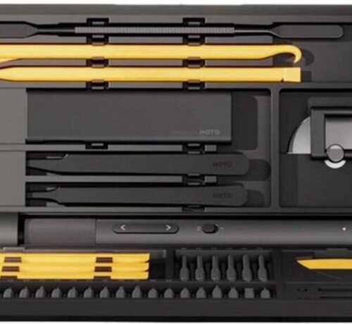 HOTO HOTO Pro - Precision Electric Screwdriver Set - Magnetic - Bit Set - Rechargeable - Dark Gray
