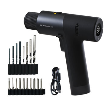 HOTO HOTO - Accuboormachine - Schroefboormachine - LED Display - USB C oplaadbaar - Donkerblauw