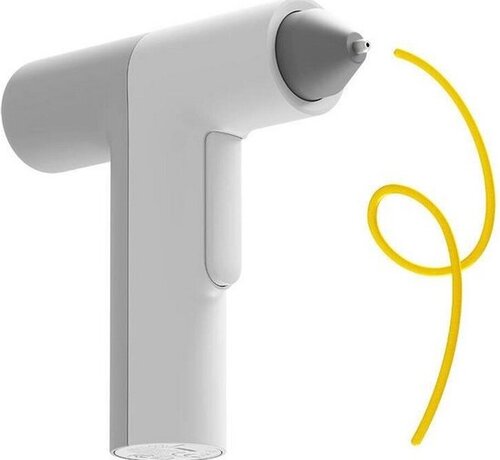 HOTO HOTO Glue Gun - Hot Glue Gun - Wireless - Suitable for Hobbies and Creative Work - White
