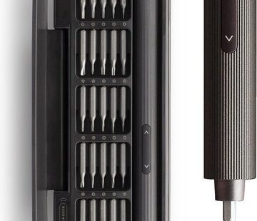 HOTO Hoto Pro - Precision Electric Screwdriver Set – 25 bits - Magnetic - Rechargeable - Black