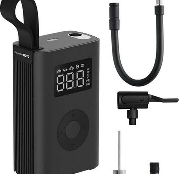HOTO HOTO - Draagbare Compressor en Elektrische Pomp - Voor Fiets, Motor, Auto, Bal, E-Scooter, Luchtbedden - Tot 10.3 bar - Zaklamp