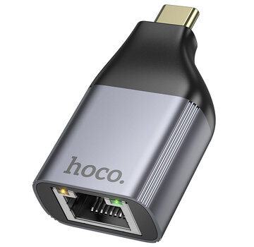 Hoco Hoco - USB C naar Ethernet RJ45 Adapter - 100 Mbps - Ethernet Adapter USB C