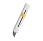 HOTO - Utility Knife - Safety Knife - Box Cutter - Retractable Knife - Work Knife - Packaging Opener - Carton Knife - White