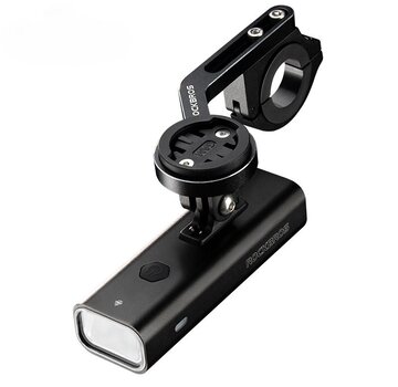 Rockbros Rockbros Voorlamp - Fietslamp - Fietsverlichting - 800 Lumen - Compact - USB oplaadbaar - LED - Zwart