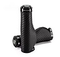 ROCKBROS Fietshandvatten - Universele stuur grips - Ergonomisch - Comfortabele mountainbike handvatten voor racefiets, stadsfiets en MTB - Carbon - Zwart