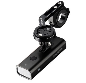 Rockbros Rockbros Voorlamp - Fietslamp - Fietsverlichting - 800 Lumen - Compact - USB oplaadbaar - LED - Zwart