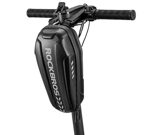 Rockbros Rockbros - Elektrische Step Tas voor Stuur - Waterdicht - 3 Liter inhoud - Carbon Fiber Zwart