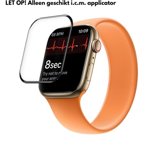 Blueo BLUEO 45mm Screenprotector - Geschikt voor Apple Watch S7/S8/S9 Losse folie