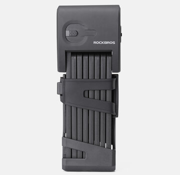 Rockbros Rockbros Vingerafdruk - Vouwslot - Voor elk type Fiets inclusief Fatbike - Met Houder - 90 cm lang - Zwart