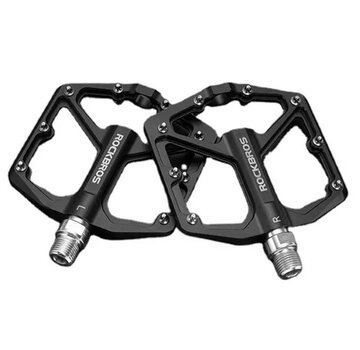Rockbros ROCKBROS Fietspedalen Racefiets - Aluminium - Ultralichte Antislip Fietspedalen 9/16 Iinch voor MTB e-bike Stadsfiets - Zwart
