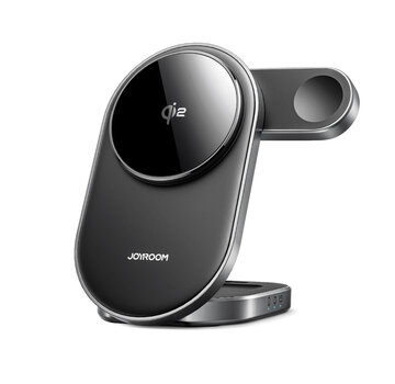Joyroom  Joyroom 3 in 1 - Draadloze Oplader Qi2 Telefoonhouder Geschikt voor iPhone MagSafe, Apple Watch en AirPods