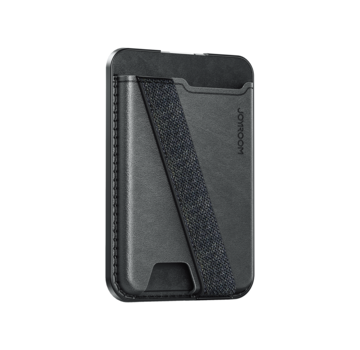 Joyroom  Joyroom - Magnetische Pasjeshouder Geschikt voor iPhone met MagSafe - Elastich Grip - Zwart