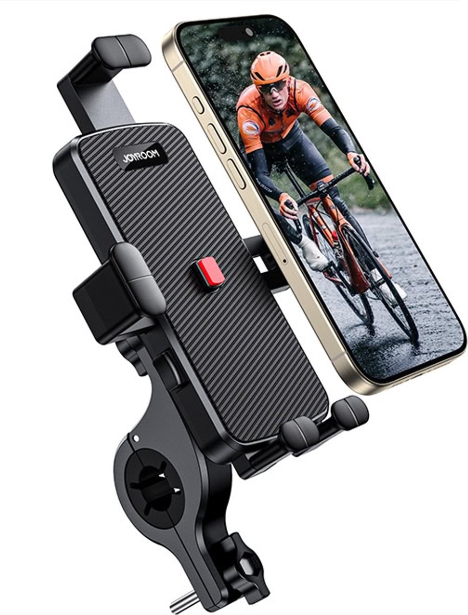 Joyroom  Joyroom Smartphonehouder voor Fiets en Motor - Houder voor aan het Stuur - Zwart