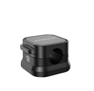 Joyroom  Joyroom - Magnetic Cable Organizer - Self-Adhesive with Magnetic Closure - Cable Management - Cable Organizer - Desk Cable Organizer - Self-Adhesive Cable Clips - 6 Pieces - Black