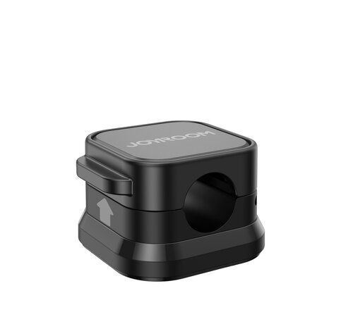 Joyroom  Joyroom - Magnetic Cable Organizer - Self-Adhesive with Magnetic Closure - Cable Management - Cable Organizer - Desk Cable Organizer - Self-Adhesive Cable Clips - 6 Pieces - Black