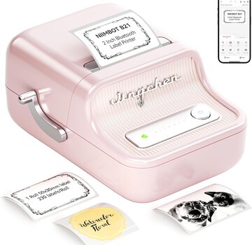 Niimbot  Niimbot B21S - Labelprinter - Roze - Bluetooth - Printbreedte 25-50mm - direct thermisch - 203dpi - 1500mAh