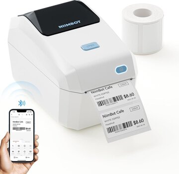 Niimbot  Niimbot K3 - Labelprinter - Labelmaker - Ivoor Wit - Bluetooth - Direct Thermisch- Print Breedte 20-80mm
