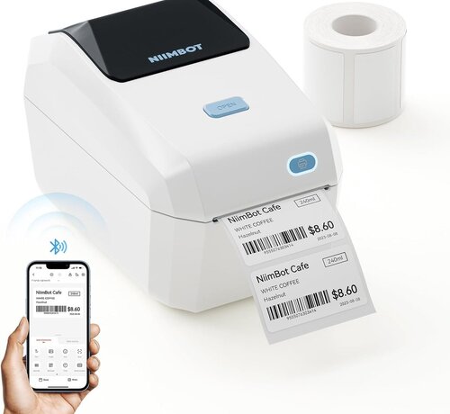 Niimbot  Niimbot K3 - Labelprinter - Labelmaker - Ivoor Wit - Bluetooth - Direct Thermisch- Print Breedte 20-80mm