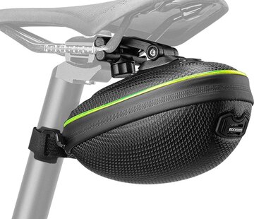 Rockbros Rockbros - Fiets Zadeltas - Verlichting - Waterafstotend - 3D harde schaal - Zwart